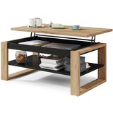 Mazzoni klub sto nuo hrast craft zlatni crni | ePonuda.com