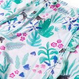  Dječje kratke hlače s vezicom prljavo bijela i tamna boja mente 140 | shoptok.hr