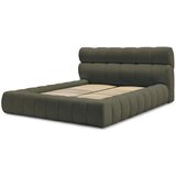 Bobochic Paris Zeleni tapecirani bračni krevet s prostorom za odlaganje s podnicom 160x200 cm Mont Blanc – | shoptok.hr