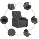  Naslonjač za noge tamnosive tkanine | shoptok.hr