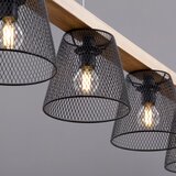 BRILONER 4077-055 - Luster na sajli WOOD & STYLE 5xE14/25W/230V | Eponuda.com