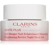 Clarins White Plus Pure Translucency Brightening Revive Night Mask-Gel posvetlitvena nočna maska 50 ml