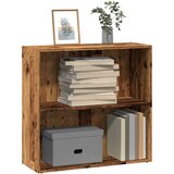  Regal za knjige boja staro drvo 80x30x77 cm konstruirano drvo | shoptok.hr
