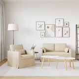  Set sofe 2 pcs Krema 139 x 78 x 80 cm tkanina | shoptok.hr