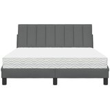  Krevet s madracem Hanko tamnosivi 120 x 200 cm od tkanine | shoptok.hr