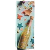  Paper Gift Bag For Champagne Bottle Pastel 35 x 12 x 9 cm | Shoptok.si