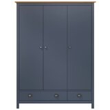 Furnova Garderobna omara s 3 vrati Hill siva 127x50x170 cm borovina, (21930110) | Shoptok.si