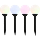 vidaXL Vanjske solarne LED svjetiljke 4 kom kuglaste 15 cm RGB cijene
