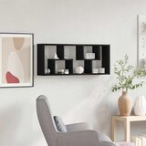  Zidna polica crni hrast 36x16x90 cm inženjerski drvo | Eponuda.com