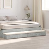  Ladice za krevet s ladicama Betonski sivi 180 x 36,5 x 16,5 cm | shoptok.hr