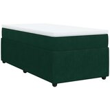 Box spring krevet s madracem tamnozeleni 90x200 cm baršunasti | shoptok.hr