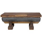 vidaXL Klubska miza Reciklirana naravna barva 90 x 50 x 35 cm les, (5000120537) | Shoptok.si