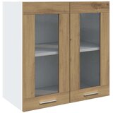  Zidni kuhinjski ormarić "Lyon" sa staklenim vratima Artisan hrast 60x31x60 cm | Eponuda.com
