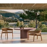 Kave Home Betonska okrogla vrtna miza &amp;oslash; 120 cm Aiguablava &amp;ndash; Slike