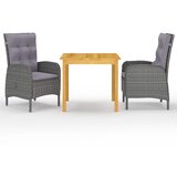  3-dijelni vrtni blagovaonski set sivi | shoptok.hr