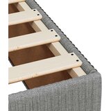 vidaXL Krevet s oprugama i madracem svjetlosivi 120x190 cm od tkanine | shoptok.hr