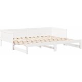  Krevet za povlačenje za dan Bijelo 203,5 x 184 x 56,5 cm | shoptok.hr