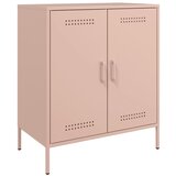 Maison Chic Komoda - Predalnik roza 68x39x79 cm jeklo, (21715761) Cene