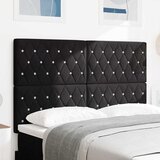  Uzglavlje Crna 160 cm Baršun - Crna 160 cm Visoki uzglavlje Cijene