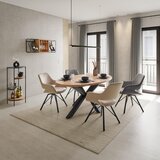 Premium Living naslanjač adriana, vrtljiv, bež | Shoptok.si