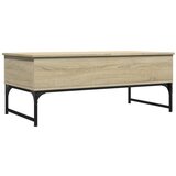  The Living Store Klubska mizica sonoma hrast 100x50x40 cm inženirski les - Klubska Mizica, (21446392) | Shoptok.si