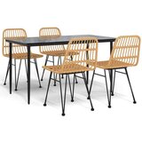  5-dijelni vrtni blagovaonski set od poliratana | shoptok.hr