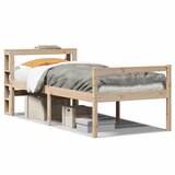  Krevet za starije s uzglavljem 75x190 cm od borovine | shoptok.hr