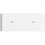  Krevetna konstrukcija Bijelo 75 x 190 cm Konstruirano drvo | shoptok.hr