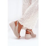 S. BARSKI Women's leather wedge sandals S.Barski | Shoptok.si