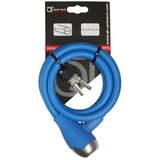 QT spiralna sajla s ključem, lokot, silikon | shoptok.hr