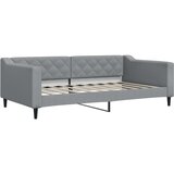  Dnevni krevet na razvlačenje svjetlosivi 100x190 cm od tkanine | shoptok.hr