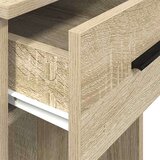 vidaXL Tower stalak za računalo s ladicom boja hrasta 35x45x77 cm | shoptok.hr
