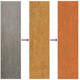 Krovni paneli 12 kom boja hrđe 100 x 44 cm od čelika COR-TEN | shoptok.hr
