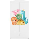  Dječji ormar - DINOSAURI - bijeli | shoptok.hr