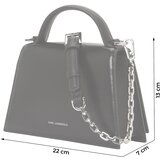 Karl Lagerfeld Torba preko ramena crna | shoptok.hr