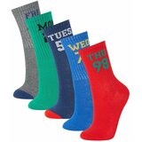 Defacto Boy School 3 Piece Cotton Long Socks Cene