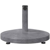  Baza za suncobran Tamno siva drvenasta 48 x 48 x 32 cm | shoptok.hr