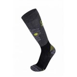 Čarape BEARABLE GLACIER 2 anthracite melange-black-yellow Cene
