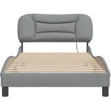  Okvir kreveta s LED-om bez madraca Hvar 100x200 cm od tkanine | Eponuda.ba
