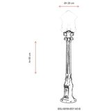 Opviq Vanjska lampa BSU-68189-BSY-M3-B, 83 cm, Podna, IP65, E27, 60W, Crna | Eponuda.ba