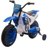 HOMCOM Električno cross kolo za otroke 3-5 let, 12V akumulator in snemljiva kolesa, 106,5x51,5x68 cm, modro, (20744863) | Shoptok.si