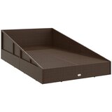  Vrtni krevet smeđi 110 x 200 cm od poliratana | shoptok.hr