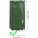  Spremnik za vodu sa slavinom sklopivi 380 L PVC | shoptok.hr