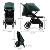 Kinderkraft sportska kolica Mitzy, Jade Green | shoptok.hr