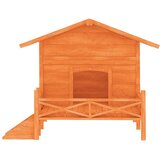  Kućica za pse smeđa 159 x 120 x 88,5 cm od masivne borovine | shoptok.hr