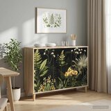  Kreveta RHENEN Sonoma 102 x 33 x 75 cm Konstruirano drvo Slike