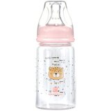 Kikka Boo Flašica staklena Savanna 120ml Pink | ePonuda.com