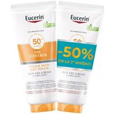 EUCERIN® Sun Body Oil Control gel-krema SPF50+ pakiranje 2 x 200 ml | shoptok.hr