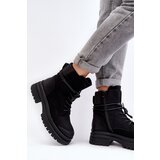 Boto Women's Chunky Sole Ankle Boots Black Narelona | Shoptok.si