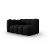 Micadoni Home črno-antracitno siv modul za sedežno garnituro (levi kot) lupine | Shoptok.si